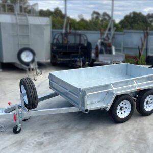 8×5 australian galvanised & australian made tandem axle heavy duty box trailer for sale australian made trailer