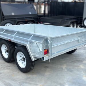 8×5 australian galvanised & australian made tandem axle heavy duty box trailer for sale australian made trailer