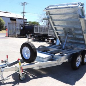 8×5 australian galvanised heavy duty hydraulic tipper trailer for sale melbourne victoria