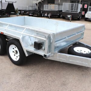 12×6 australian galvanised & australian made tandem axle heavy duty box trailer 2800 kg atm australian made trailer
