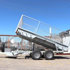 12×6 heavy duty galvanised hydraulic tipper cage trailer for sale 2800 kg gvm clearance sale