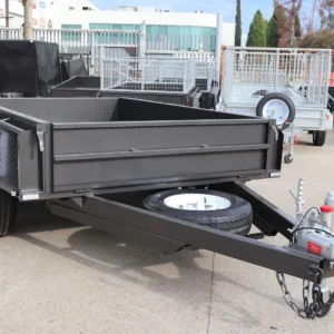 8×5 tandem trailer | heavy duty | full checkerplate | high sides