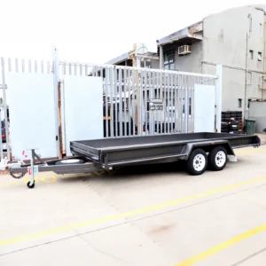 14×6’6″ tandem axle car carrier box trailer with 10″ sides | car carriers for sale melbourne2000 kg atm