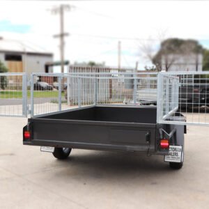 8×5 commercial heavy duty single axle cage trailer | 2 ft (600mm) cage | for sale melbourne