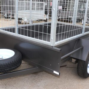 7×4 medium duty checker plate floor cage trailer | 3ft cage trailer for sale in melbourne