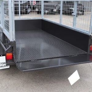 7×4 commercial heavy duty single axle cage trailer | 3 ft cage | for sale melbourne
