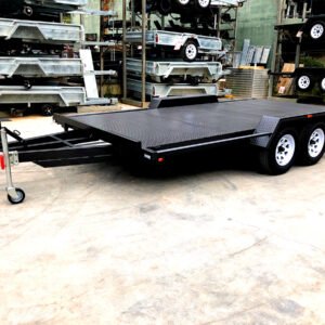 16×6’6″ 3200kg gvm semi flat car carrier trailer for sale3200 kg atm