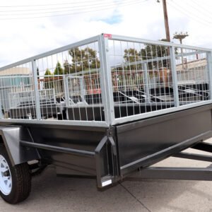 8×5 commercial heavy duty single axle cage trailer | 2 ft (600mm) cage | for sale melbourne