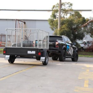 8×5 commercial heavy duty single axle cage trailer | 3 ft (900mm) cage | for sale melbourne