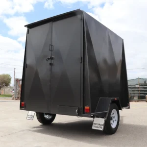 7×5 single axle 6ft high fully enclosed van / cargo trailer for sale