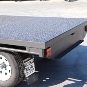 8×5 domestic duty tandem axle flat top trailer for sale