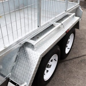 10×5 australian galvanised & australian made tandem axle cage trailer with 3ft cage for sale australian made trailer