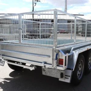 8×5 tandem axle | 2 ft cage heavy duty galvanised trailer for sale melbourne