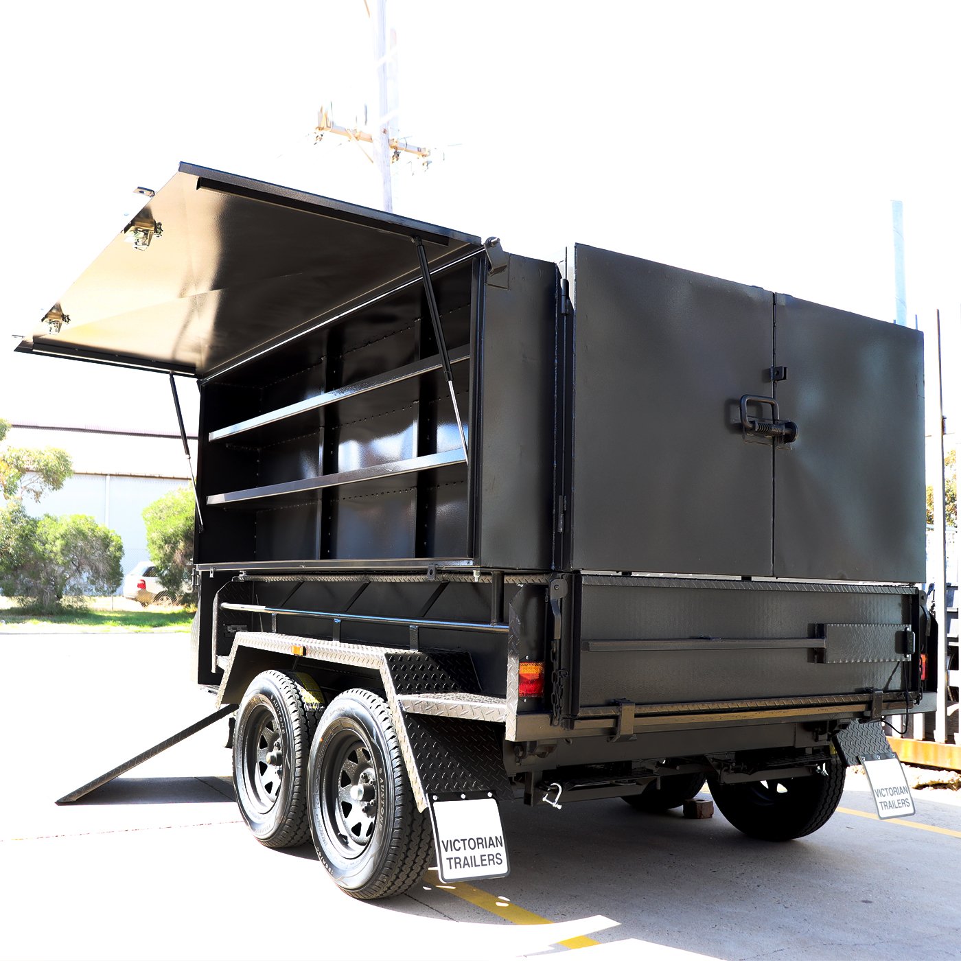 8×5 tandem axle gardening trailer with hydraulic tipper | enclosed mower box for sale in melbourne 8×5 tandem axle gardening trailer with hydraulic tipper | enclosed mower box for sale in melbourne