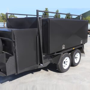 8×5 tandem axle one piece gardening trailer for sale in melbourne