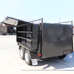 8×5 tandem axle one piece gardening trailer for sale in melbourne
