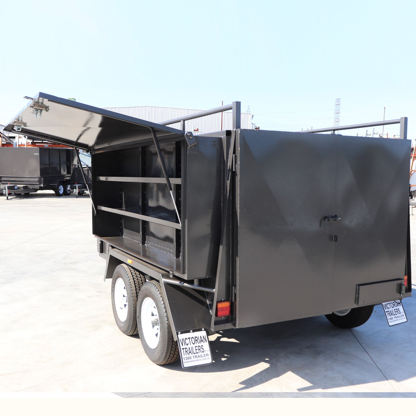 8×5 tandem axle one piece gardening trailer for sale in melbourne 8×5 tandem axle one piece gardening trailer for sale in melbourne