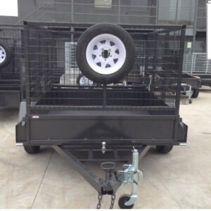 7×5 single axle commercial heavy duty cage trailer for sale melbourne | 3 ft australian built painted cage