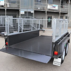 8×5 heavy duty tandem cage trailer | 2 ft cage | trailer for sale in melbourne victoria