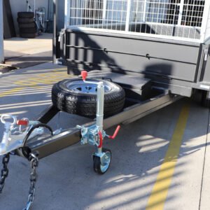 10×5 all purpose hydraulic tipper trailer | 3ft cage | ladder rack | plant ramps 3200 kg gvm