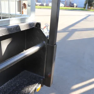 10×5 all purpose hydraulic tipper trailer | 3ft cage | ladder rack | plant ramps 3200 kg gvm