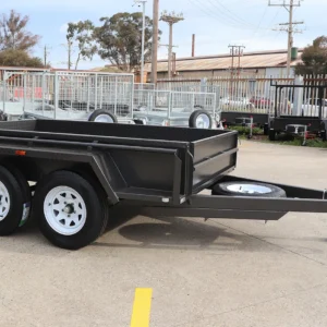 8×5 tandem trailer | heavy duty | full checkerplate | high sides