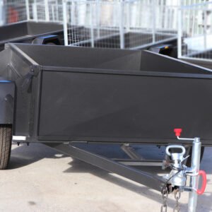 6×4 domestic heavy duty box trailer for sale with 18 inches high sides