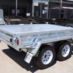 8×5 australian galvanised heavy duty hydraulic tipper trailer for sale melbourne victoria