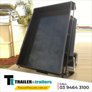 9×5 tandem axle standard hydraulic tipper box trailer for sale – melbourne victoria