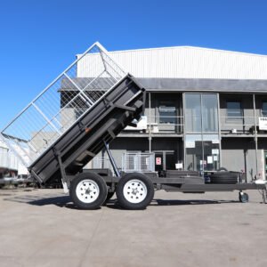 8×5 heavy duty hydraulic tipper box trailer for sale | high sides | 2ft cage – melbourne victoria