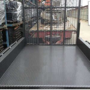 10×6 tandem plant trailer – drop down platform ramp – hd full checker plate