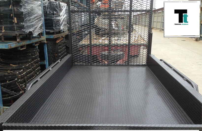 10×6 tandem plant trailer – drop down platform ramp – hd full checker plate 10×6 tandem plant trailer – drop down platform ramp – hd full checker plate