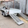 10×6 Australian Galvanised Tandem Plant Trailer Deluxe Heavy Duty – 2x Drop Down Ramps <br><br><span class="aussie-build">ON SPECIAL</span> import placeholder for 41376