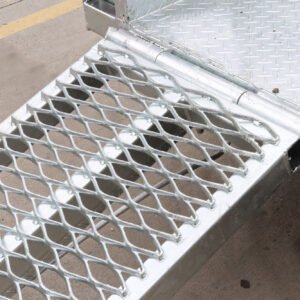 10×6 australian galvanised tandem plant trailer deluxe heavy duty – 2x drop down ramps on special