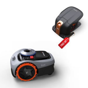 segway navimow robotic lawn mower i105 gray with free garage or c2 pro