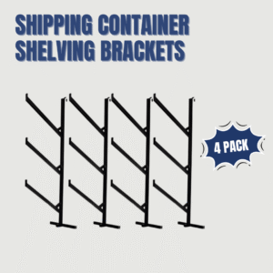 shipping container shelving brackets / pipe racks