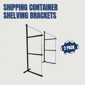 shipping container shelving brackets