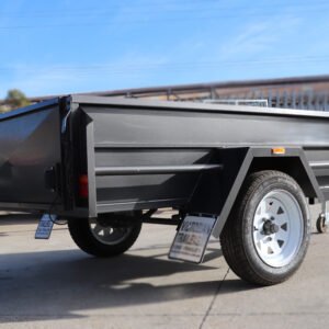 6×4 domestic heavy duty box trailer for sale with 18 inches high sides