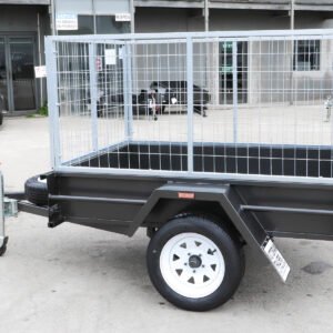 6×4 medium duty checker plate floor cage trailer | 3ft cage trailer for sale in melbourne
