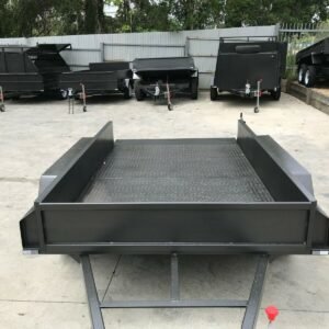 12×6 standard tandem box trailer | checkerplate floor | trailer for sale