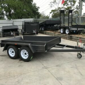 12×6 standard tandem box trailer | checkerplate floor | trailer for sale
