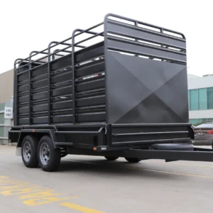 12×6 deluxe heavy duty stock crate tandem trailer for sale in melbourne victoria3200 kg atm