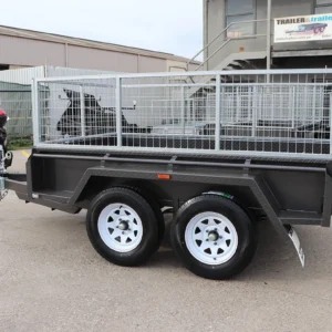 8×5 heavy duty tandem cage trailer | 2 ft cage | trailer for sale in melbourne victoria
