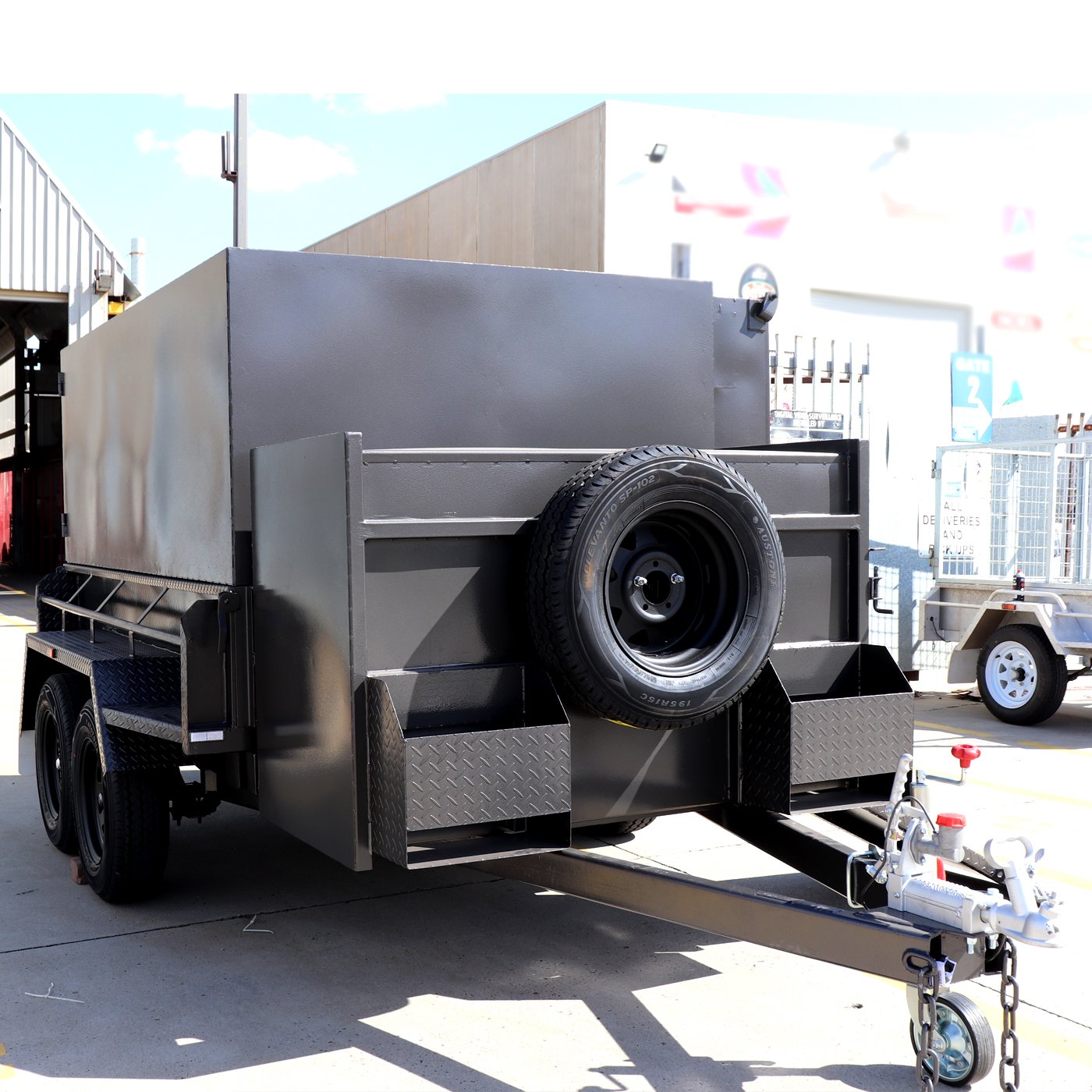 8×5 tandem axle gardening trailer with hydraulic tipper | enclosed mower box for sale in melbourne 8×5 tandem axle gardening trailer with hydraulic tipper | enclosed mower box for sale in melbourne