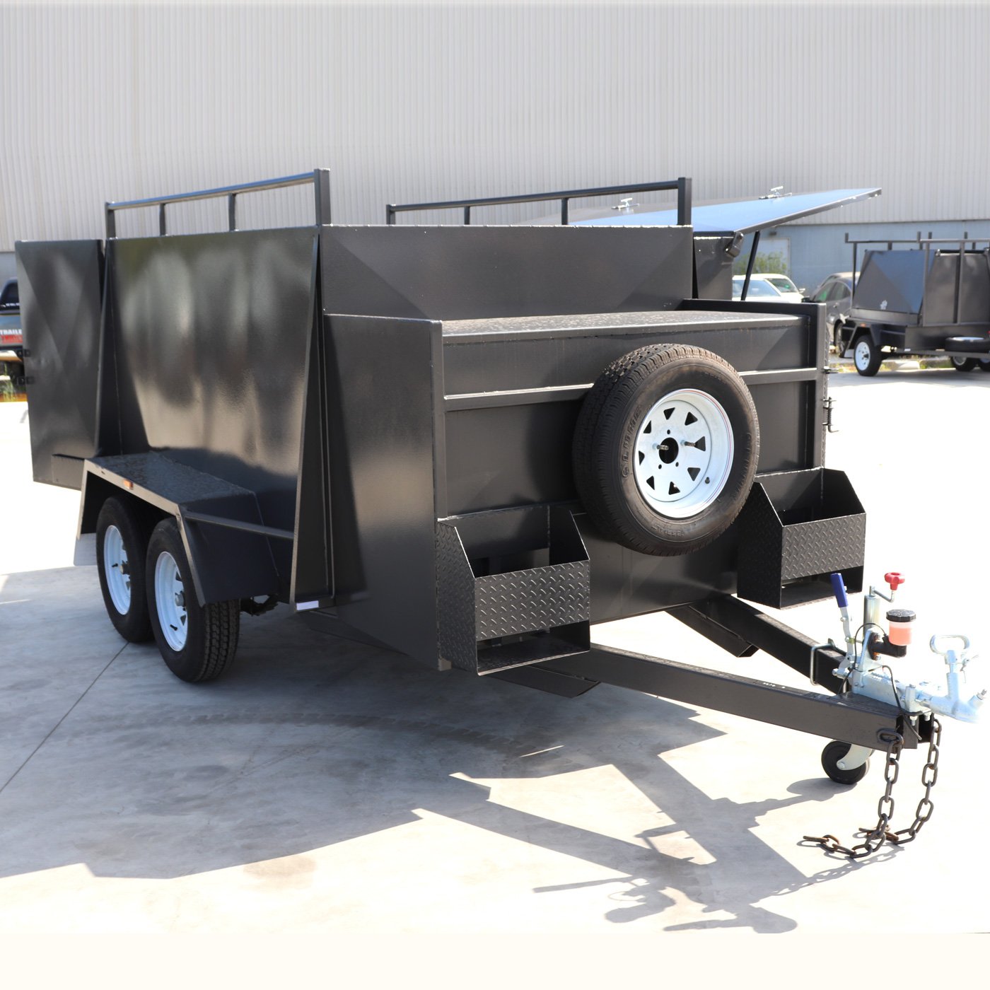 8×5 tandem axle one piece gardening trailer for sale in melbourne 8×5 tandem axle one piece gardening trailer for sale in melbourne