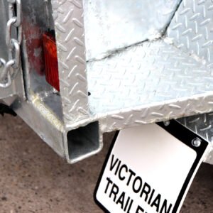 12×6 australian galvanised & australian made tandem axle heavy duty box trailer 2800 kg atm australian made trailer