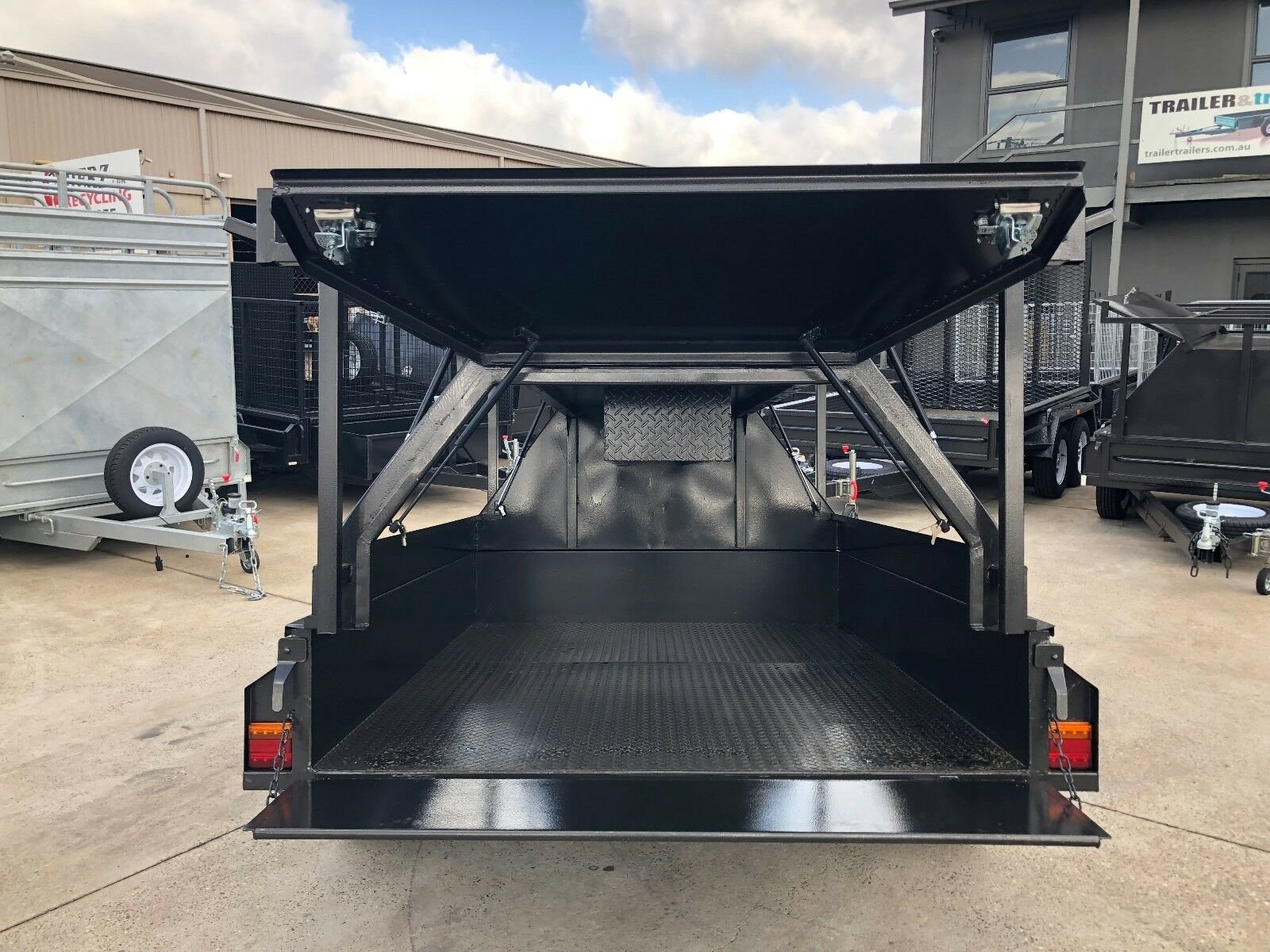 6×4 single axle tradesman trailer | 750mm tool box top | rear door | tradie top trailer for sale melbourne 6×4 single axle tradesman trailer | 750mm tool box top | rear door | tradie top trailer for sale melbourne