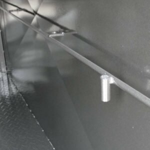 6×4 single axle 4ft high fully enclosed van / cargo trailer for sale